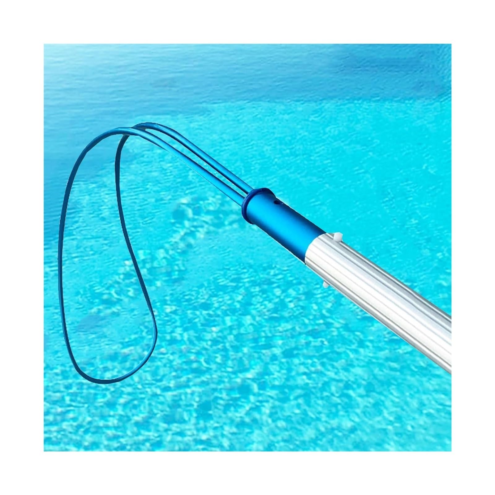 HTDRE Pool Rescue Hook for Telescopic Rod - Aluminum Emergency Life Saver with Extendable 3m & 5m Pole - Essential Safety Equipment for Drowning Rescue