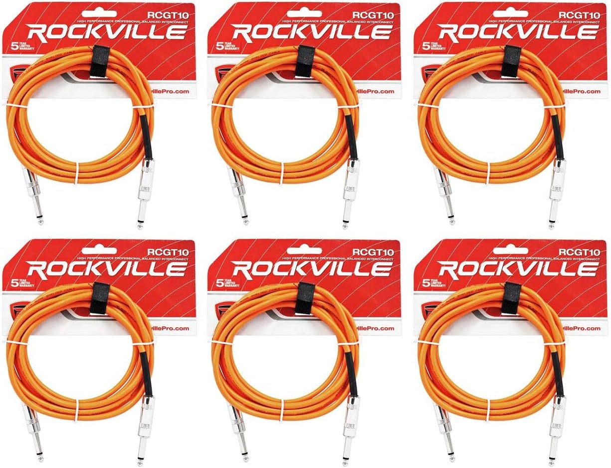 フルモデルチェンジ！『SCOTT FOIL RC 10』カスタム不要なプロユース完成車が入荷です‼ | Y's Road 池袋チャーリー店 Rockville (6) RCGT10O 10フィート 1/4インチ TSから1/4インチ TSインストゥルメントケーブル-オレン