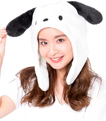 SAZAC Sanrio Pochacco Kigurumi Cap