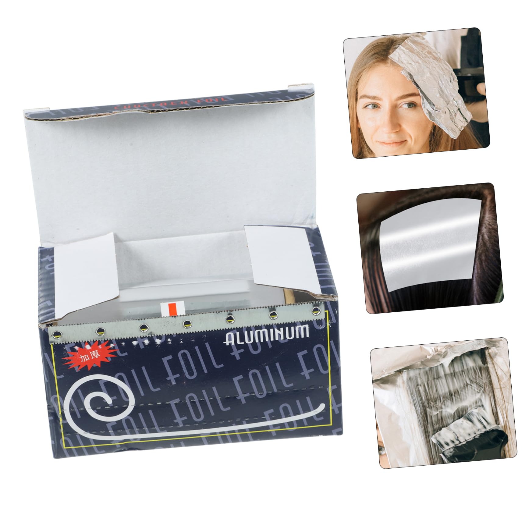 Ipetboom 1 Rolka Foil Do Farbowania Włosów Gruba Folia Aluminiowa Do Modelowania I Stylizacji Narzędzie Fryzjerskie Wygodne Użyciu Salonów I Diy