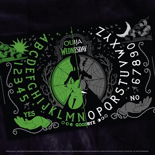 Miniatura 5 de Ouija Miércoles  Inspirado en la popular serie original Miércoles  Juego de mesa clásico coleccionable Ouija  Juego y mercancía con licencia oficial