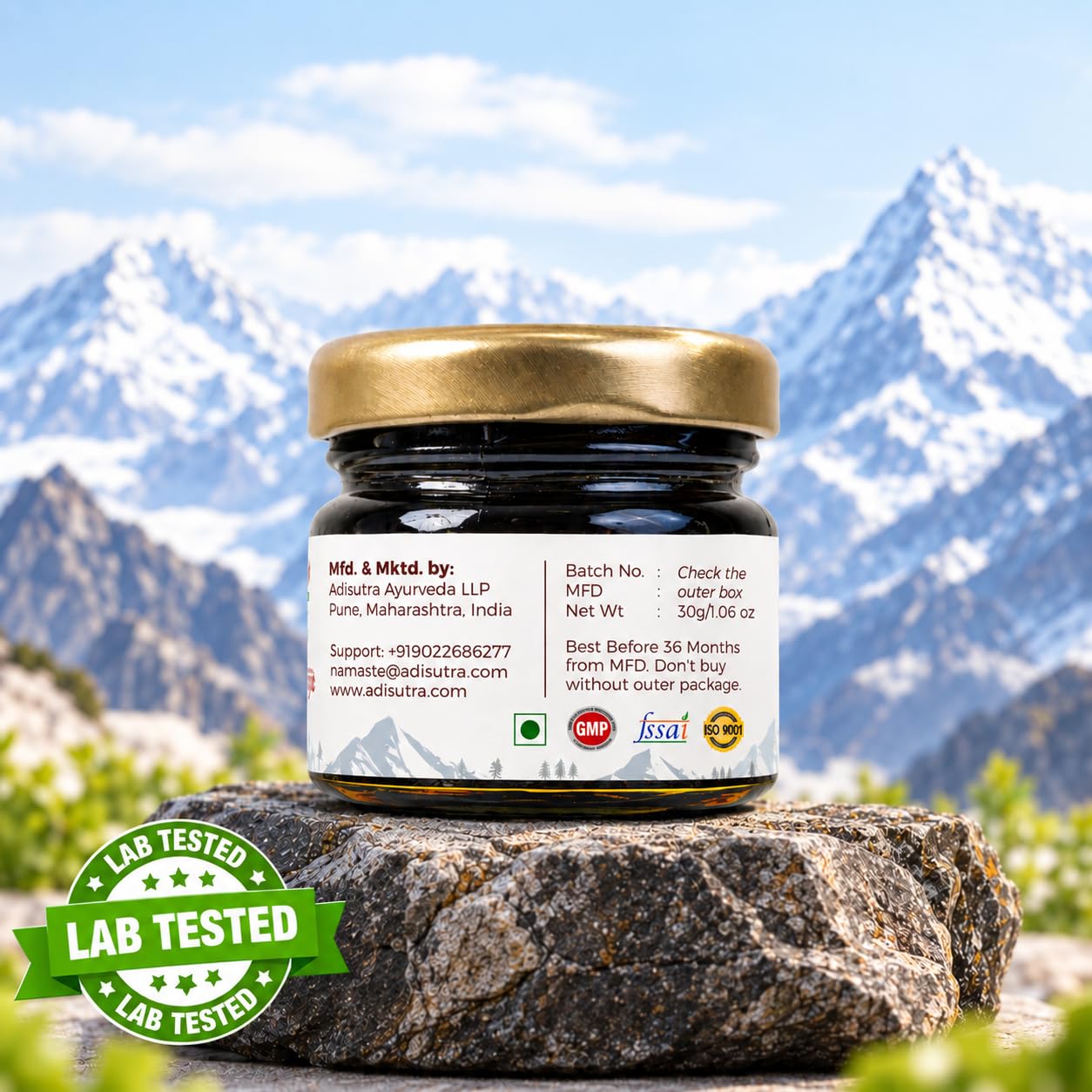 Himalayan Shilajit Resin - 30gm | 76.7% Fulvic Acid | Lab Tested Ayurvedic Shilajeet | Natural Supplement for Energy, Stamina, Brain Health, Vitality & Overall Wellness — Amazon image 6