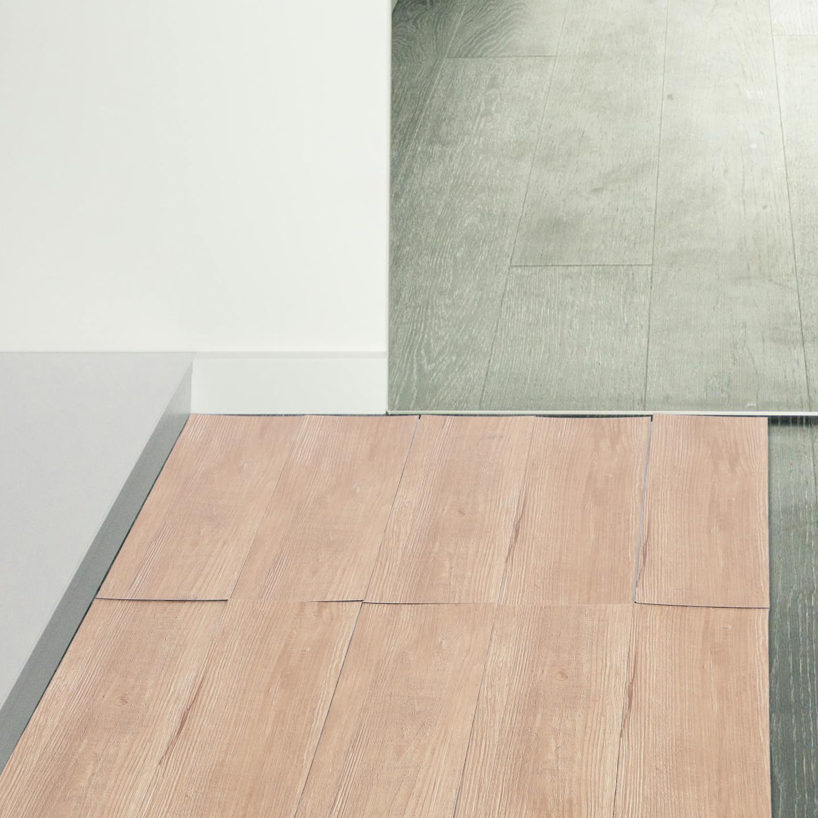 32 Piezas Pegatinas de Pared Veta de Madera PVC