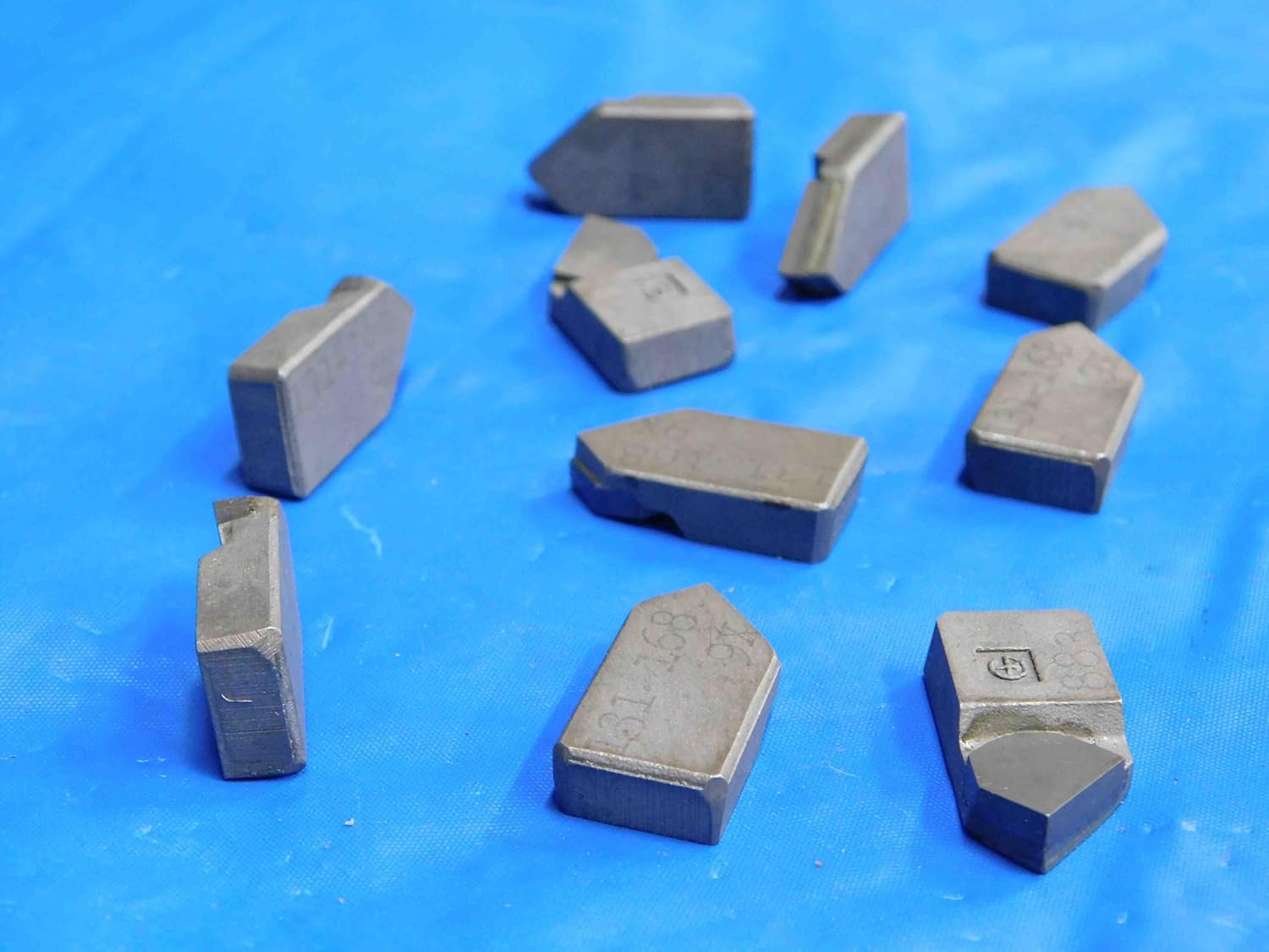 10pcs New 131-168 9X 883 Carbide BRAZED Turning Inserts Lathe Tool BIT Tipped - BS1109CP2