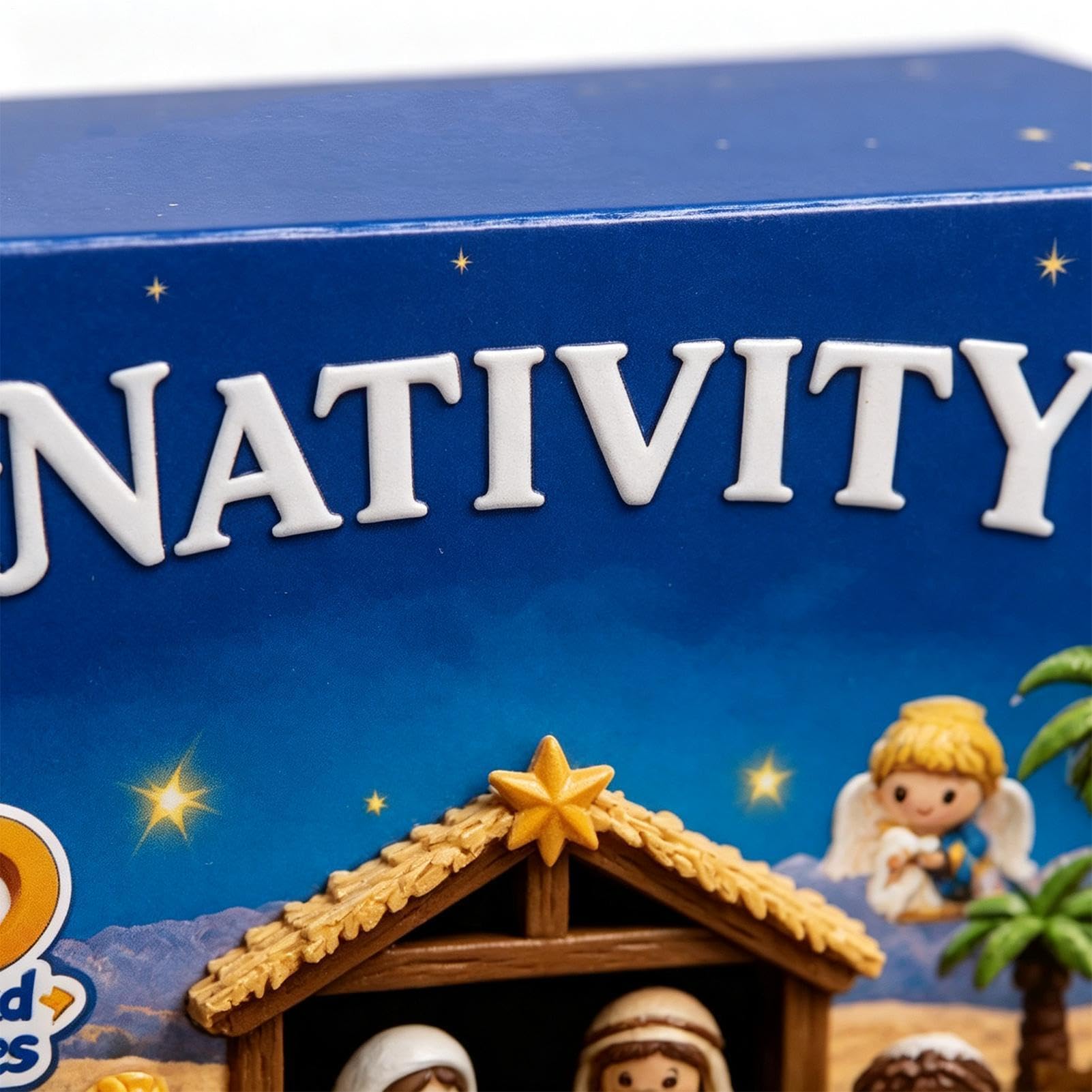 Calendario 'Avvento Natalizio Presepe Calendario 'Avvento 24 Giorni con | Set Presepe Giocattoli Per Casa Appartamento Camera Da Scrivania Mensola Mobile TV
