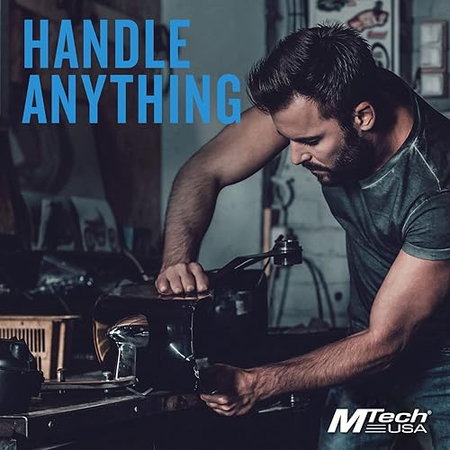 Miniatura 6 de MTECH USA MT-20–77GY – Cuchillo de hoja fija de doble filo, con mango, color negro gris, 11,25 pulgadas