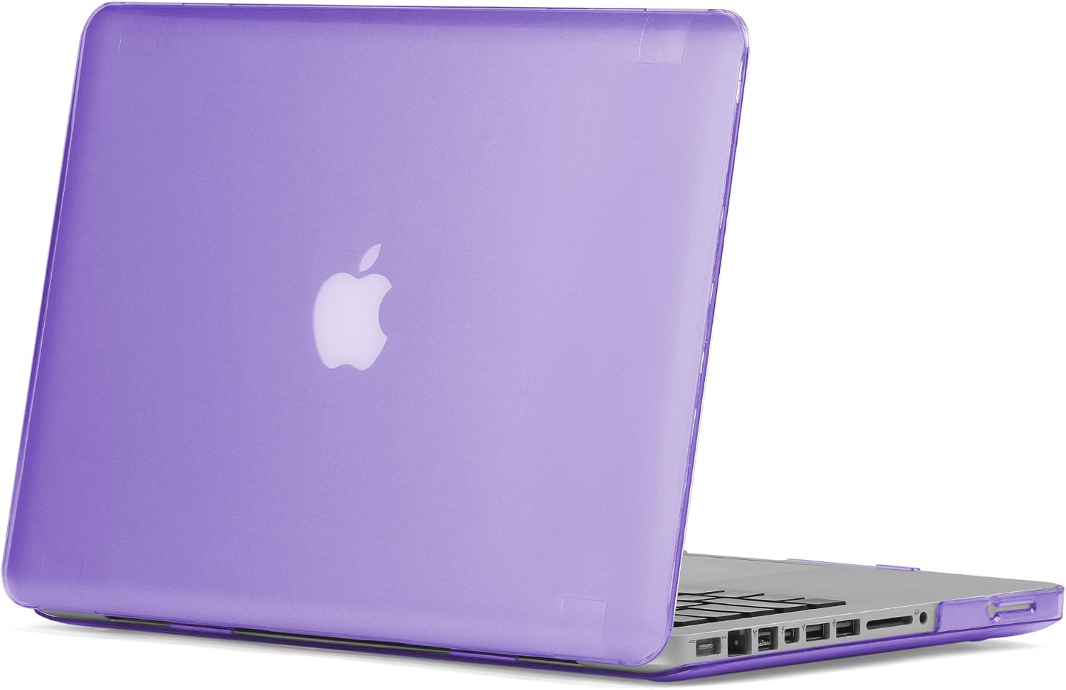 GMYLE Plastic Hard Shell Case & Keyboard Cover Only Compatible Old MacBook Pro 13 Inch (A1278 CD-ROM), Release Early 2012/2011/2010/2009/2008, Purple