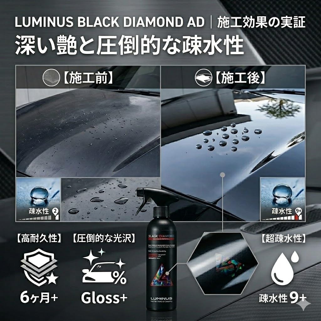 Amazon.co.jp: LUMINUS（ルミナス）ブラックダイヤモンド AD (Advanced
