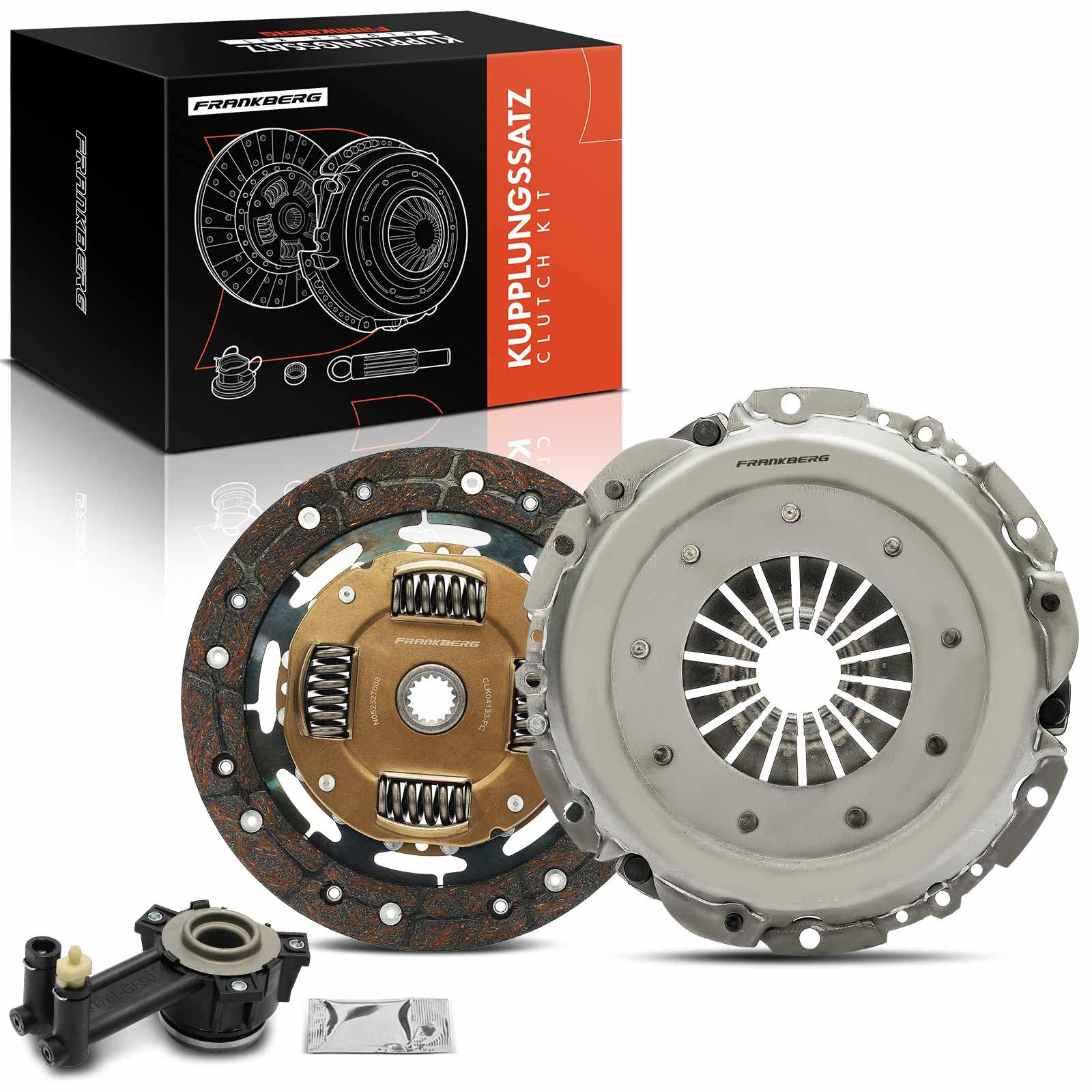 Frankberg Embrague Juego de embrague Compatible con Fiesta V JD JH Fusion JU 2 DY Fiesta V Van Replace# 1434878,2S617A564CA