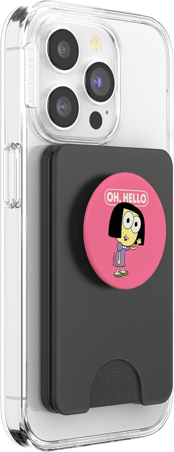 Disney Big City Greens Pink Tilly Oh, Hello PopSockets PopWallet for MagSafe