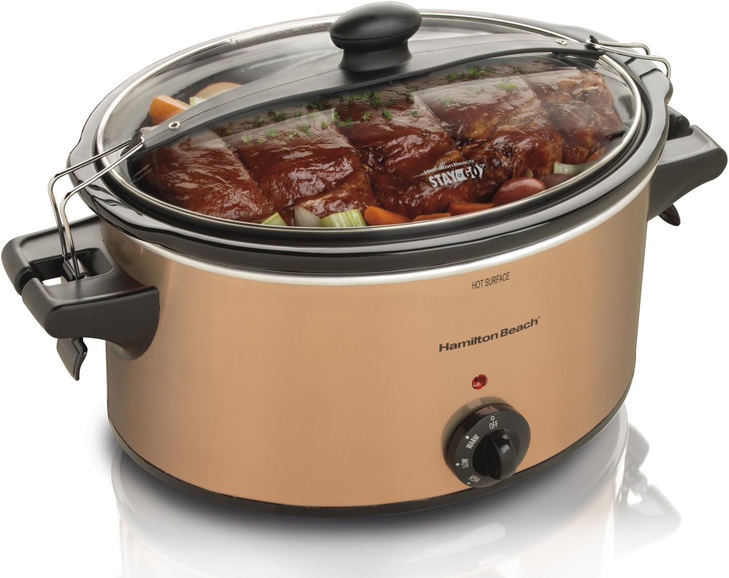 Hamilton Beach 33264 Stay or Go 6-Quart Slow Cooker