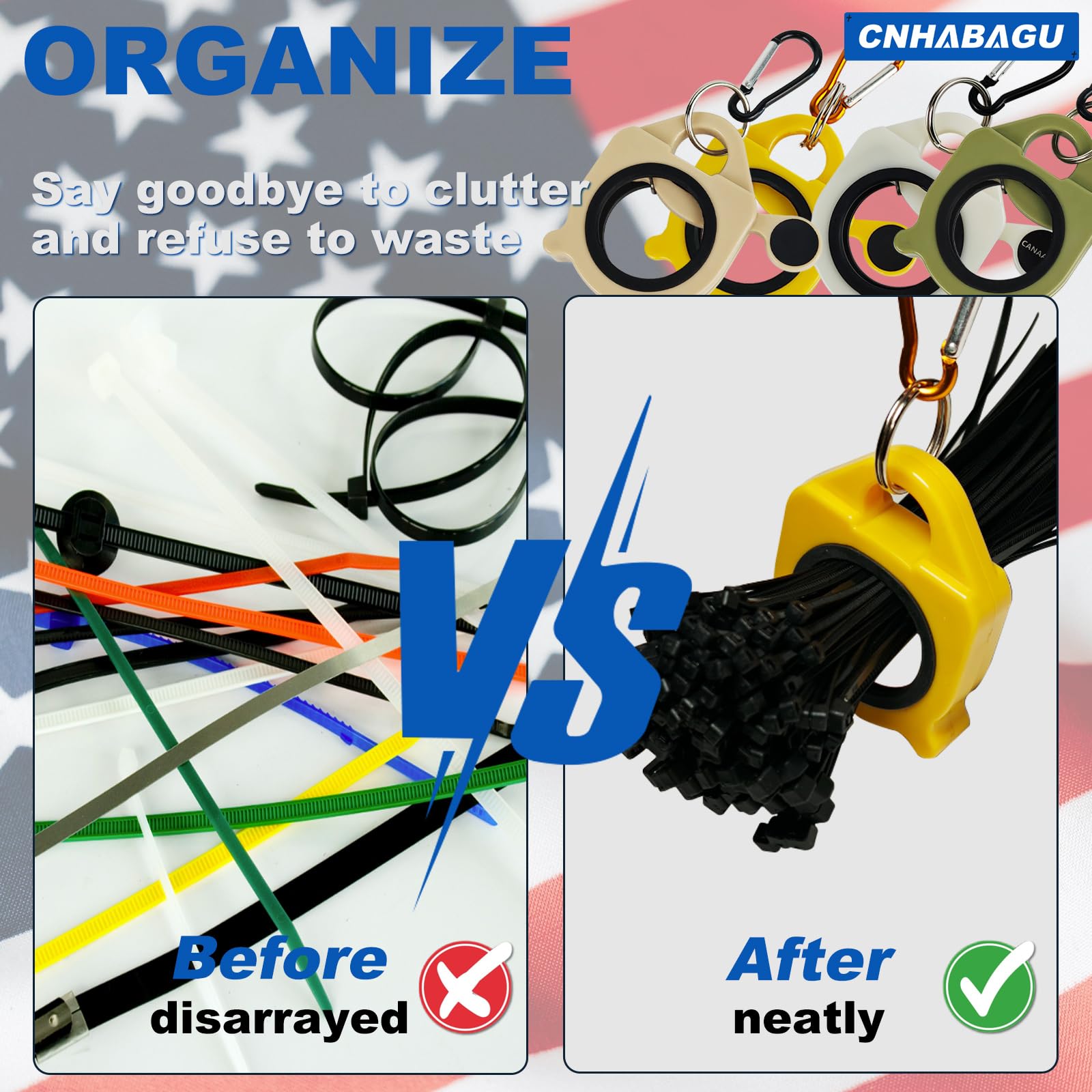 Zip Tie Holder Cable Tie Holder for Tool Belt — Amazon image 4