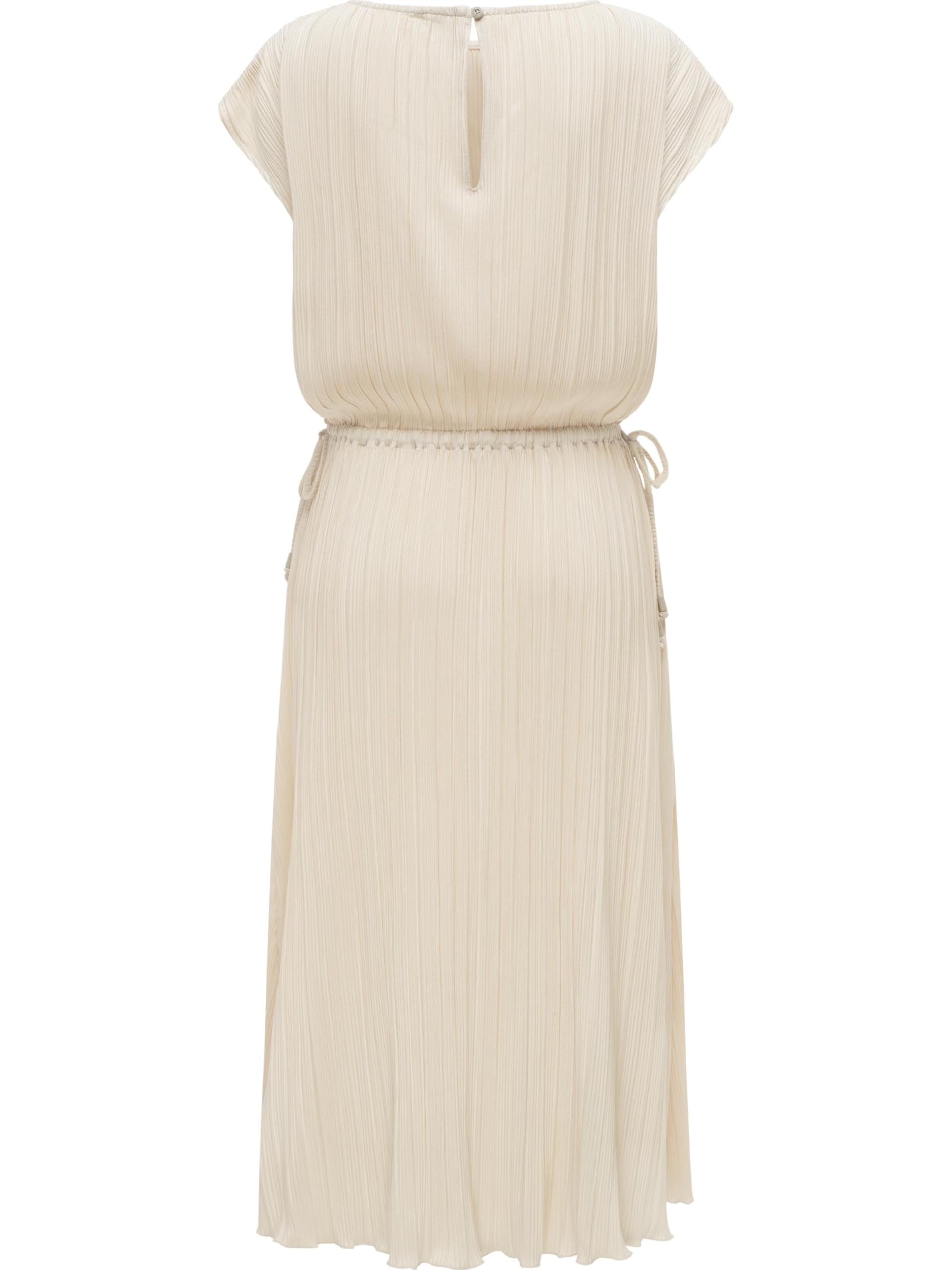Ragwear Damen festliches Plissee-Sommerkleid leichtes Kurzarm Midikleid Galit YOUMODO XS-XXL