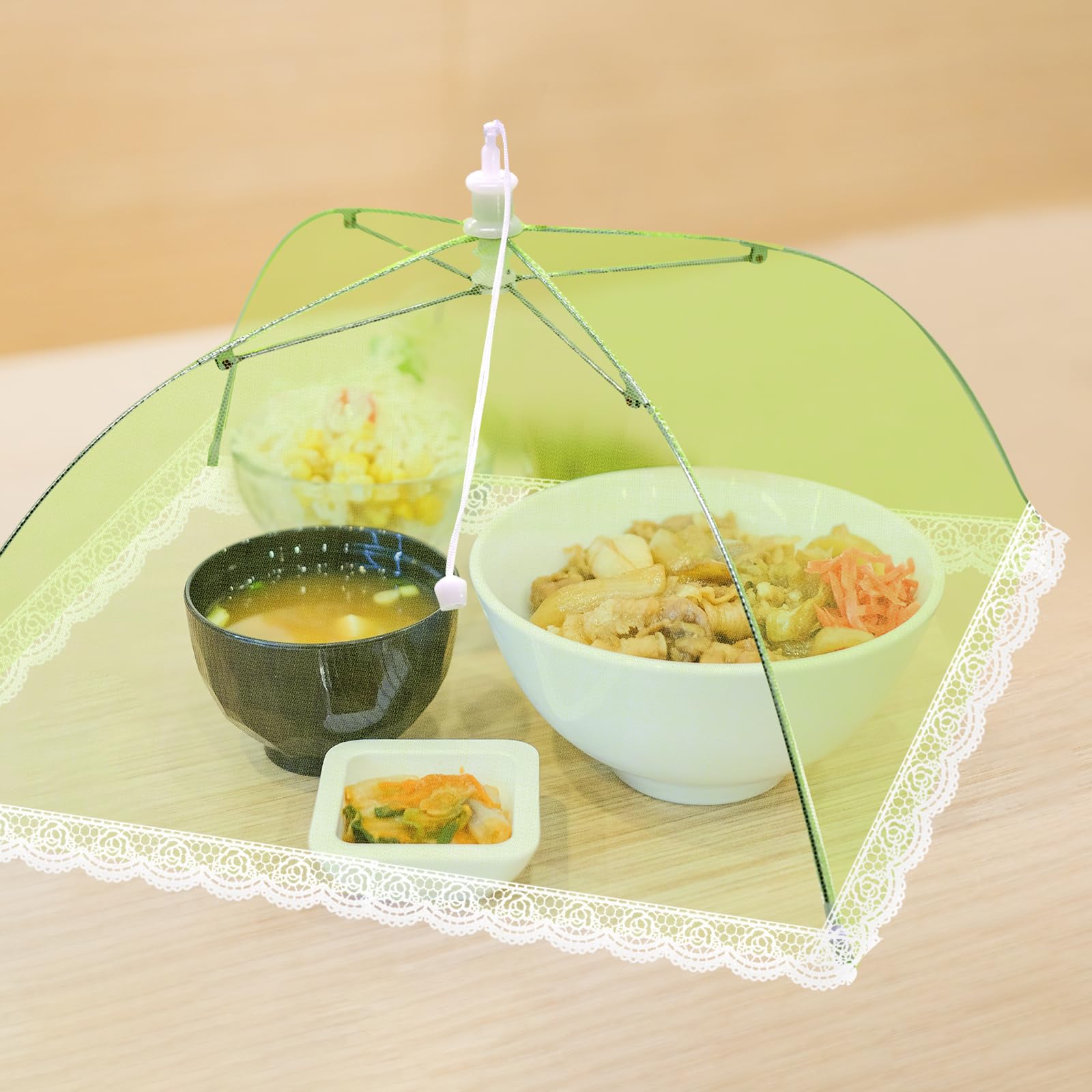 Cloche Anti-mouches Pliable – En Maille, Pour Protéger Les Aliments En Extérieur (barbecue, Pique-nique)