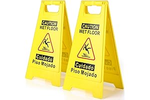 2-Pack Banana Peel Wet Floor Sign