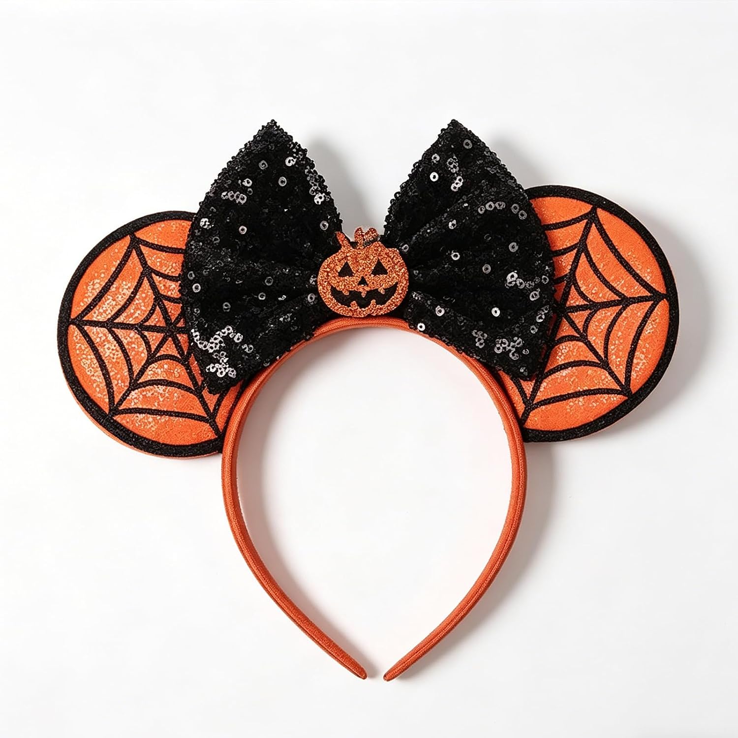 Girls Mouse Ears Headband Set - Hair Bands, Bows, Princess Headwear for Cosplay, Halloween, Birthday Party