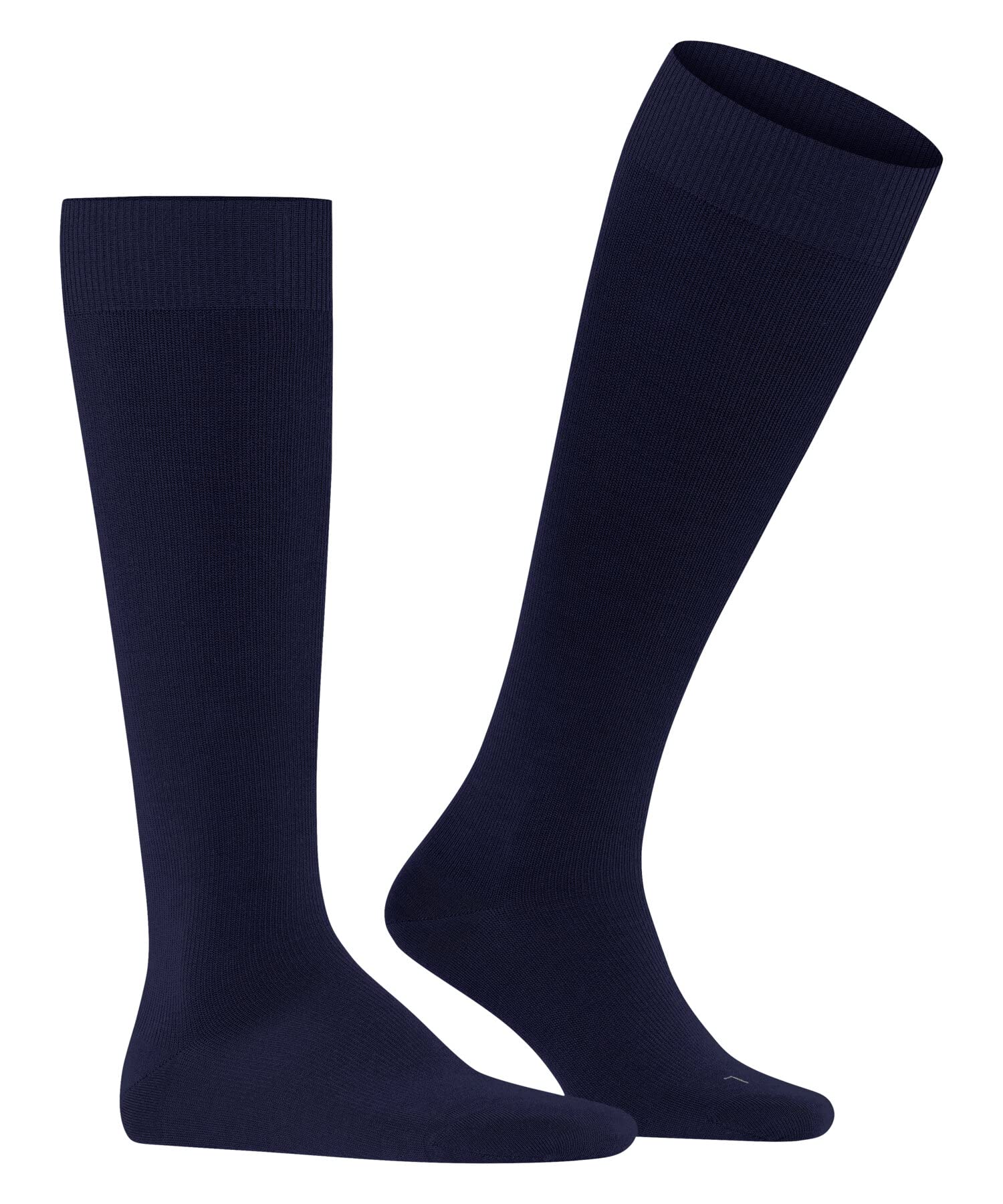 FALKE Mężczyźni Podkolanówki Energizing Wool M Kh Wełna Merynosa kompresyjne 1 Para, Niebieski Deep Blue 6418, 39-40