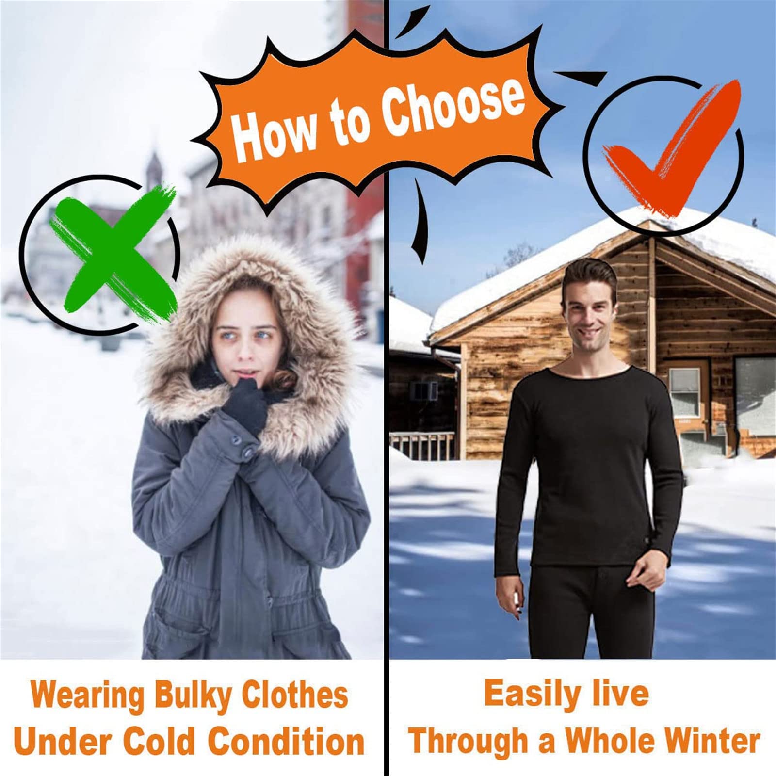 Intimo riscaldato Tute da Donna Tute Calde 3 Temperature con 16 Zone di Riscaldamento Adatte per la Protezione dal Freddo all'aperto (Nero L)