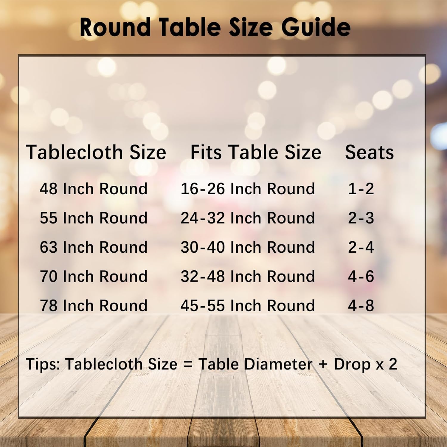 Jeloris Round Waterproof Tablecloth Spill-Proof and Stain Resistant Table Cloth Wrinkle Free Washable Decorative Fabric Table Cover for Kitchen, Dining, Parties, Buffet, Wedding(78 inch, Beige)