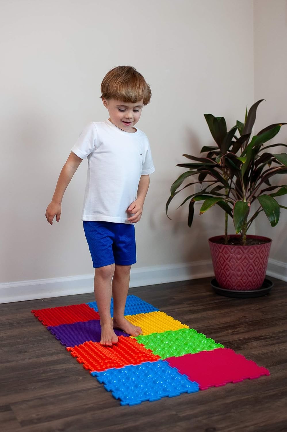 Massage Sensory Mat Module Game Mat for Kids and Adult Orthopedic Massage Puzzle Floor Mats