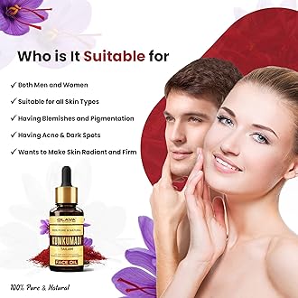 Kumkumadi Tailam for Face - 28 Ingredients - 100% Pure and Natural kumkumadi Face Oil for Glowing Skin - Kumkumadi Oil for Blemishes and Pigmentation - 10 ml