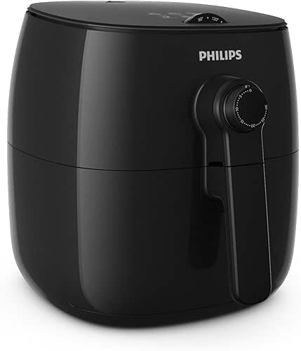 Philips Analog Airfryer with Turbostar Technology, HD9621/96, Black