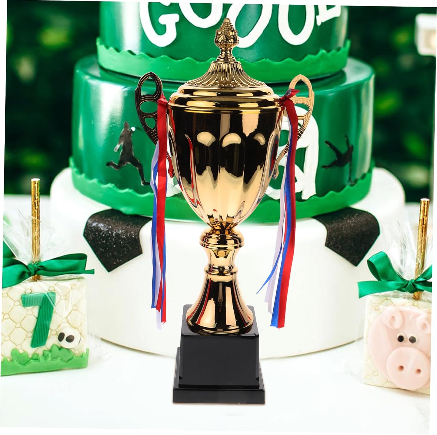 Metal Trophy for Sports Competitions Durable Award Cup for Basketball Soccer School Tournaments Honor Trophy for Ceremony and Recognition