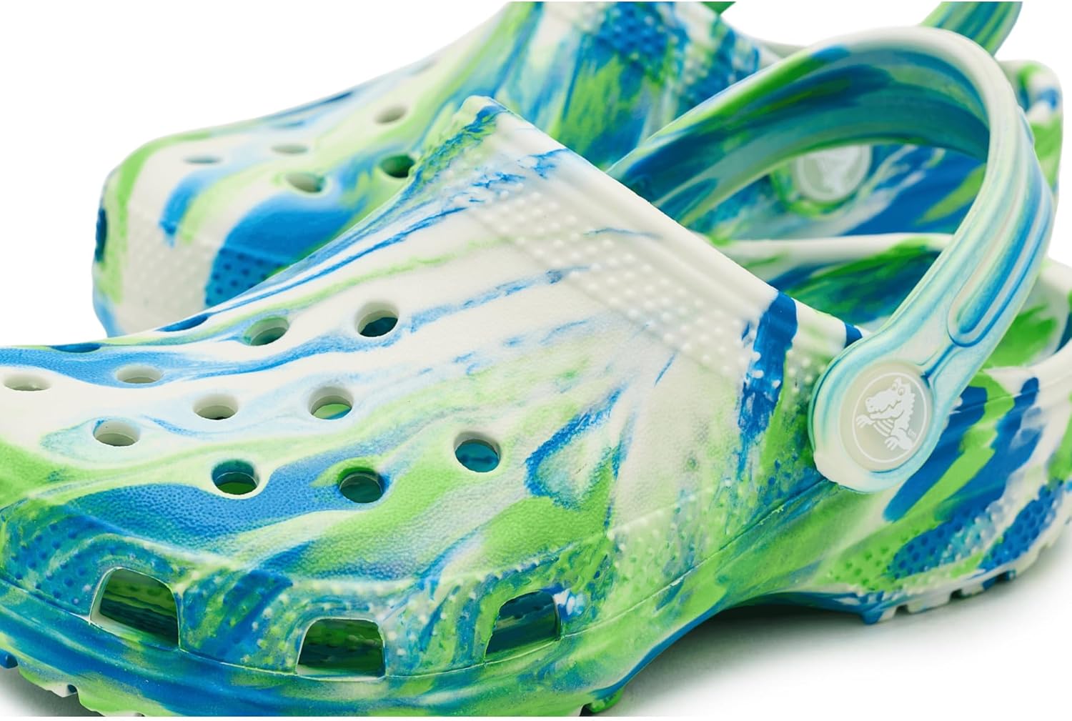 Crocs Unisex-Child Classic Watercolor Marbled Clog K - Image 6