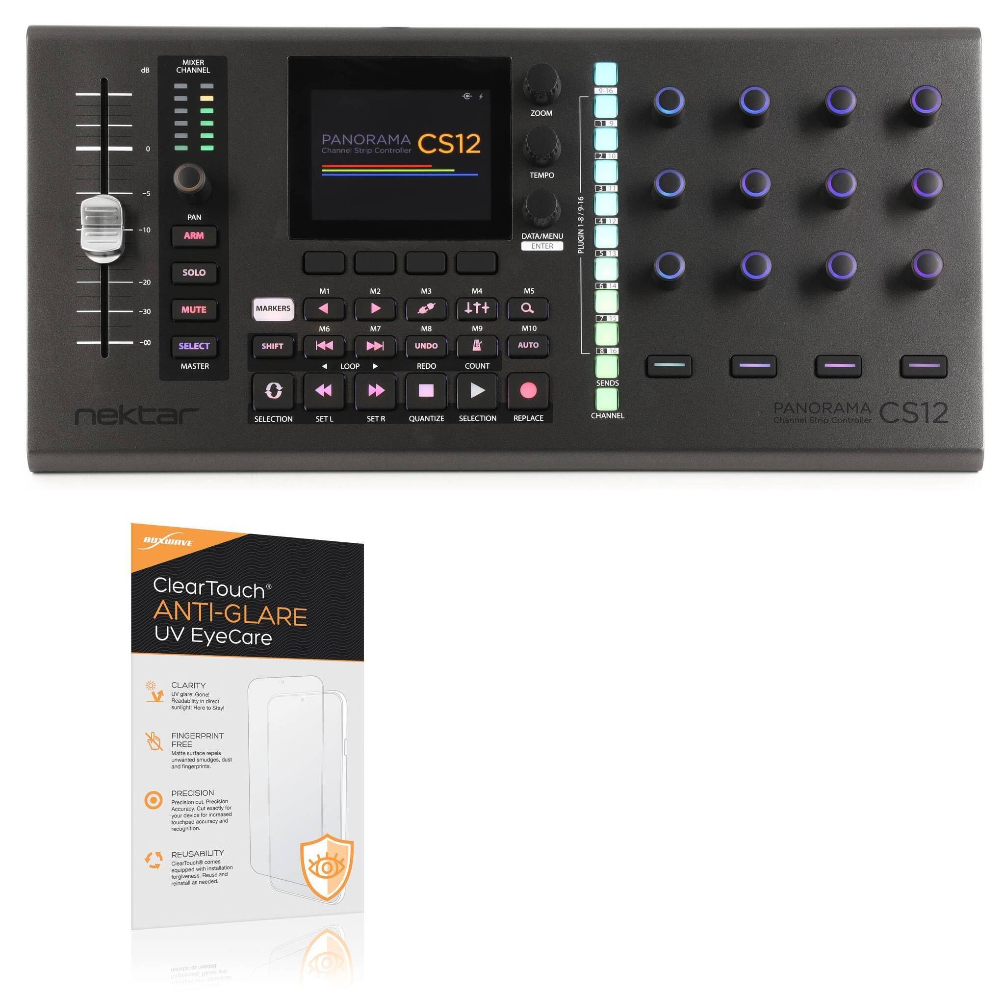 BoxWave Screen Protector Compatible With Nektar Panorama CS12 - ClearTouch Anti-Glare Anti-UV EyeCare (2-Pack), Filters out Harmful Blue Light Reduce Fatigue