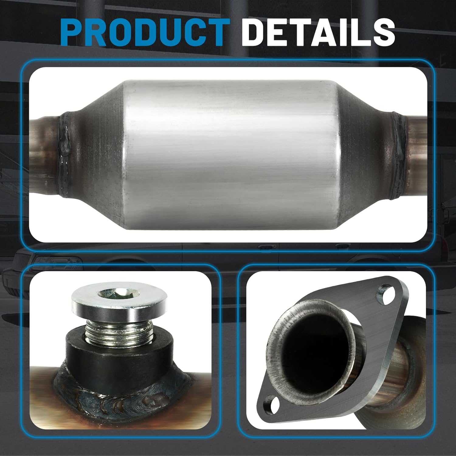 3W1Z-5E212-GB Catalytic Converter Compatible with 2003-2011 Ford Crown Victoria, Mercury Grand Marquis, Lincoln Town Car 4.6L Replacement# 3W1Z5E212GB (EPA Compliant)