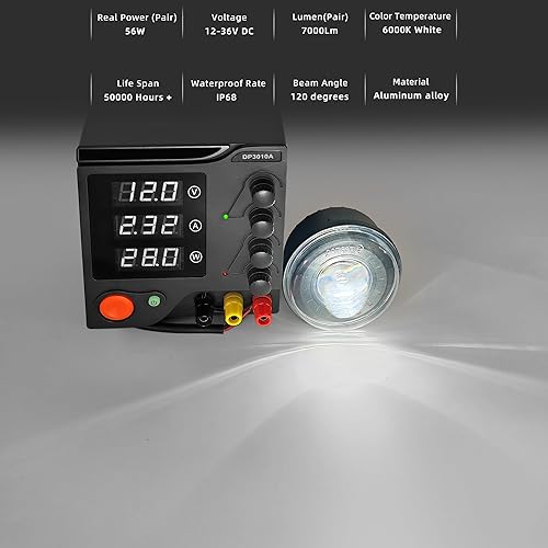 Miniatura 6 de Luces LED redondas de 3.5 pulgadas, antirreflejo, todoterreno, luces antiniebla para conducción, luces puntuales para camiones, carritos de golf,