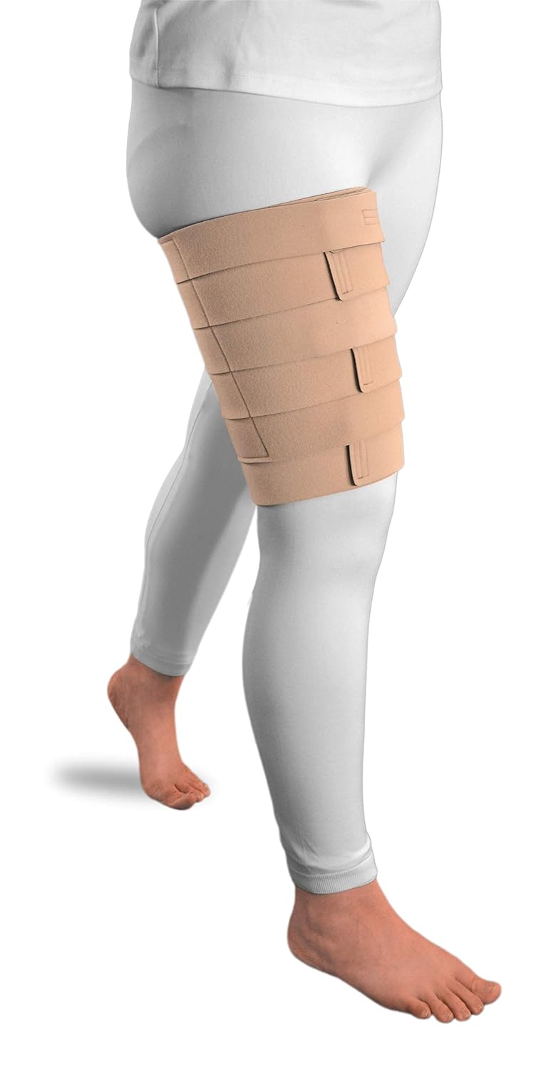 ReadyWrap Thigh Wrap, Average XXL, Black