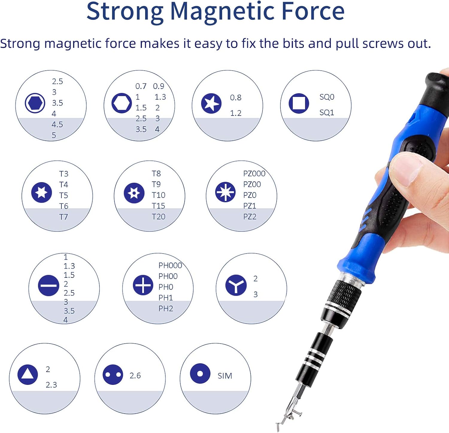 Precision Screwdriver Set with Magnetic Driver Kit,KALAIDUN 82 in 1 Professional Electronics Hand Repair Tool Kits for iPhone,Cell Phone, iPad,Tablet,Computer,Camera,watch