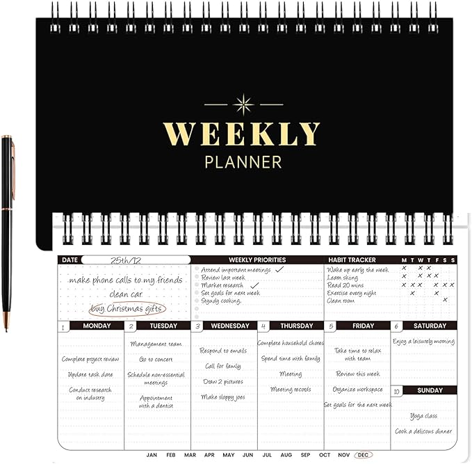 Weekly Planner: Undated Planner for the Whole Year | Pinterest Inspo