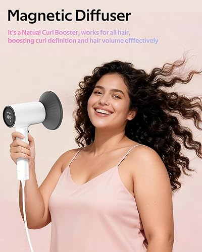 Miniatura 4 de Secador de pelo profesional con difusor (Mera ProMax Ionic-X)  Secado rápido, secador antiestático, juego completo de herramientas para mujeres y