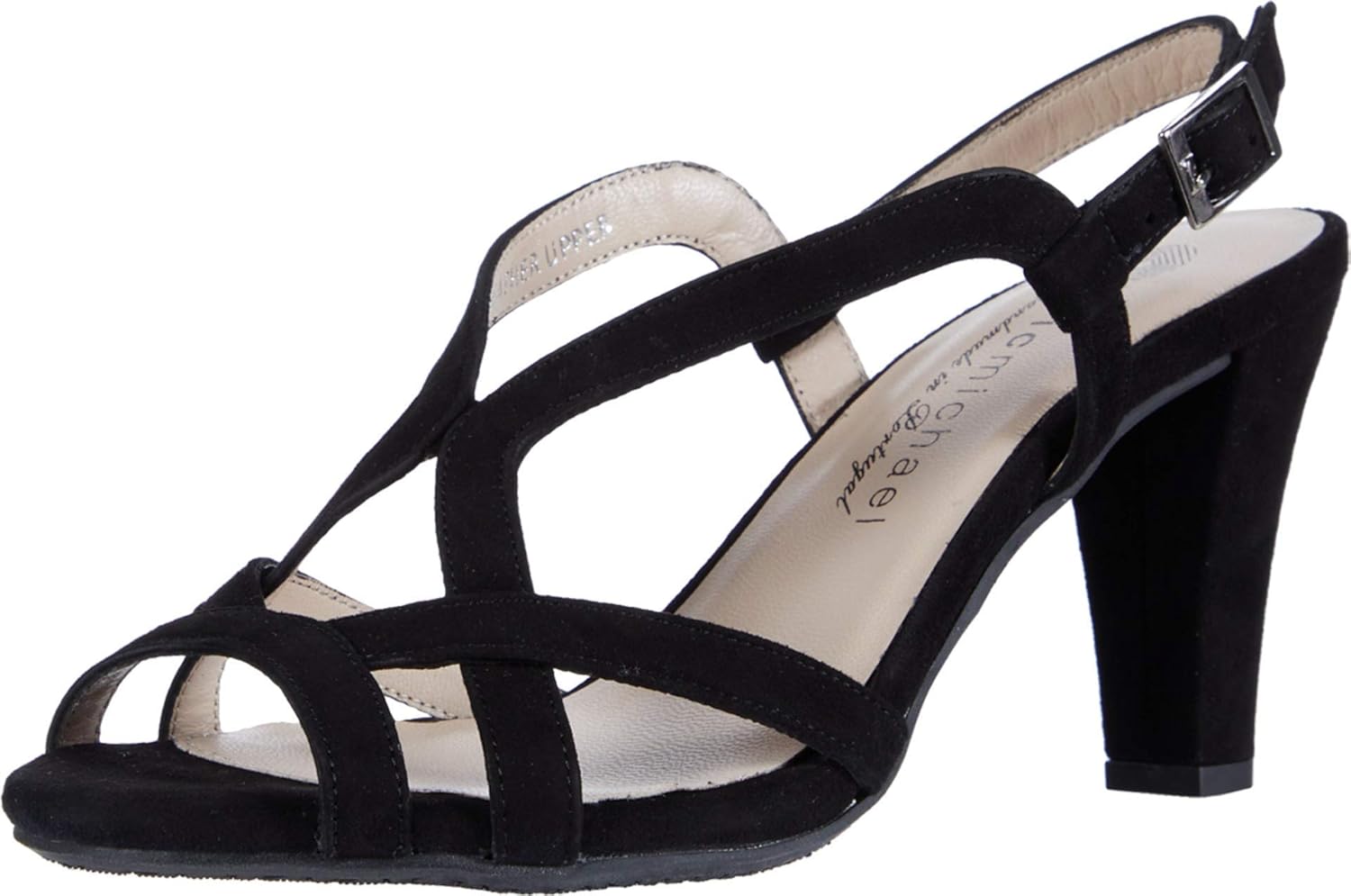 Eric Michael veronika Women's Sandal (BLACK, EU 40/ US 9)