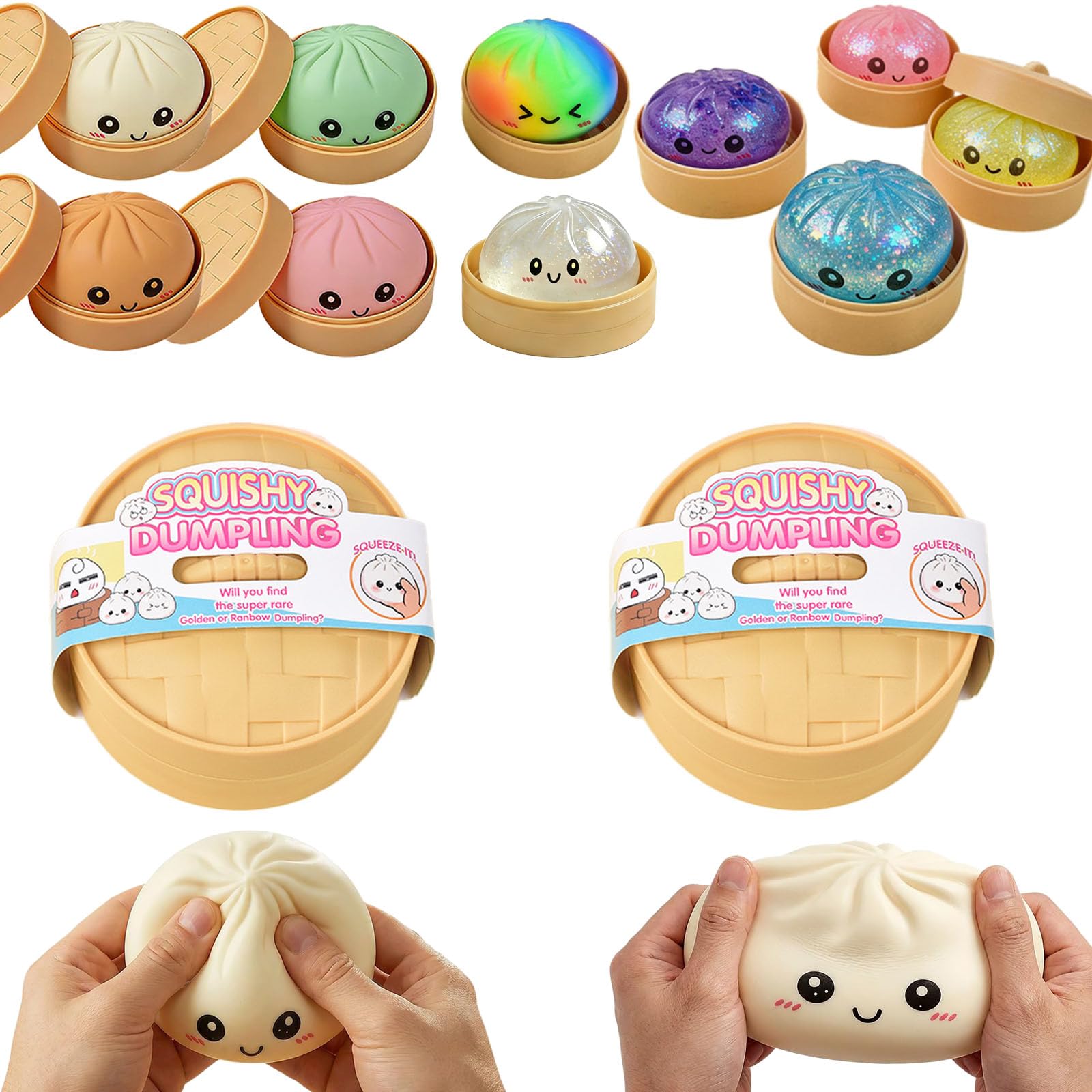 Amazon | Bornoon ミステリー餃子スクイーズボックス 10色ランダム発送