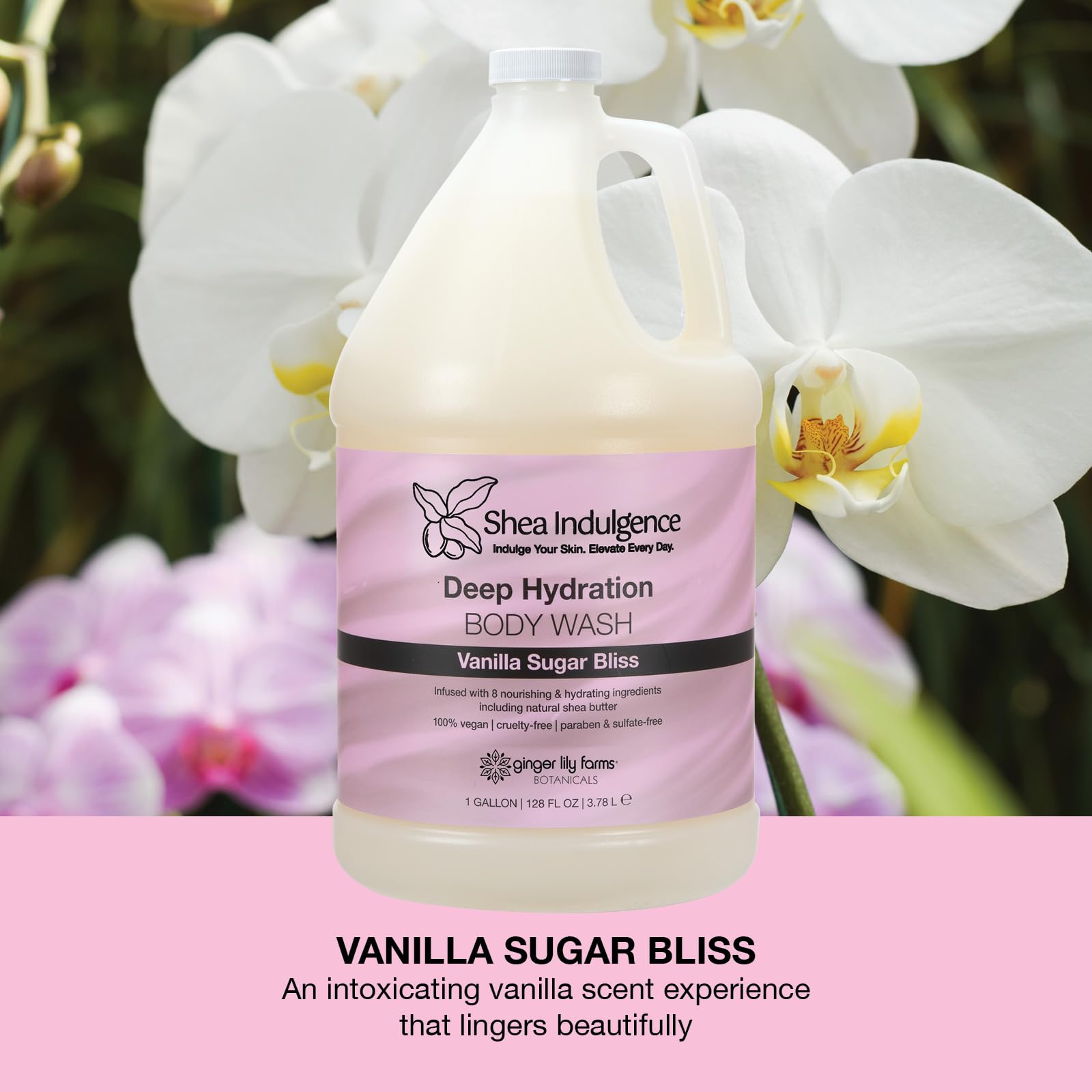 Ginger Lily Farms Shea Indulgence Deep Hydration Body Wash Refill