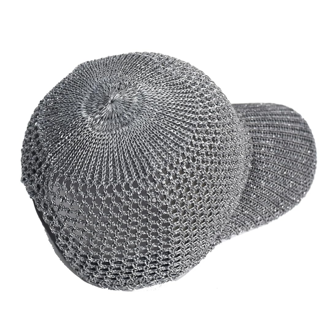 Disimlarl Cappello da baseball vuoto delle donne cappello maglia traspirante cappello maglia cappello maglia regolabile