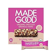 Vista 9 de MadeGood Chocolate Lovers Variety Pack, Granola Bars, Morning Bars & Drizzled Birthday Cake Bars