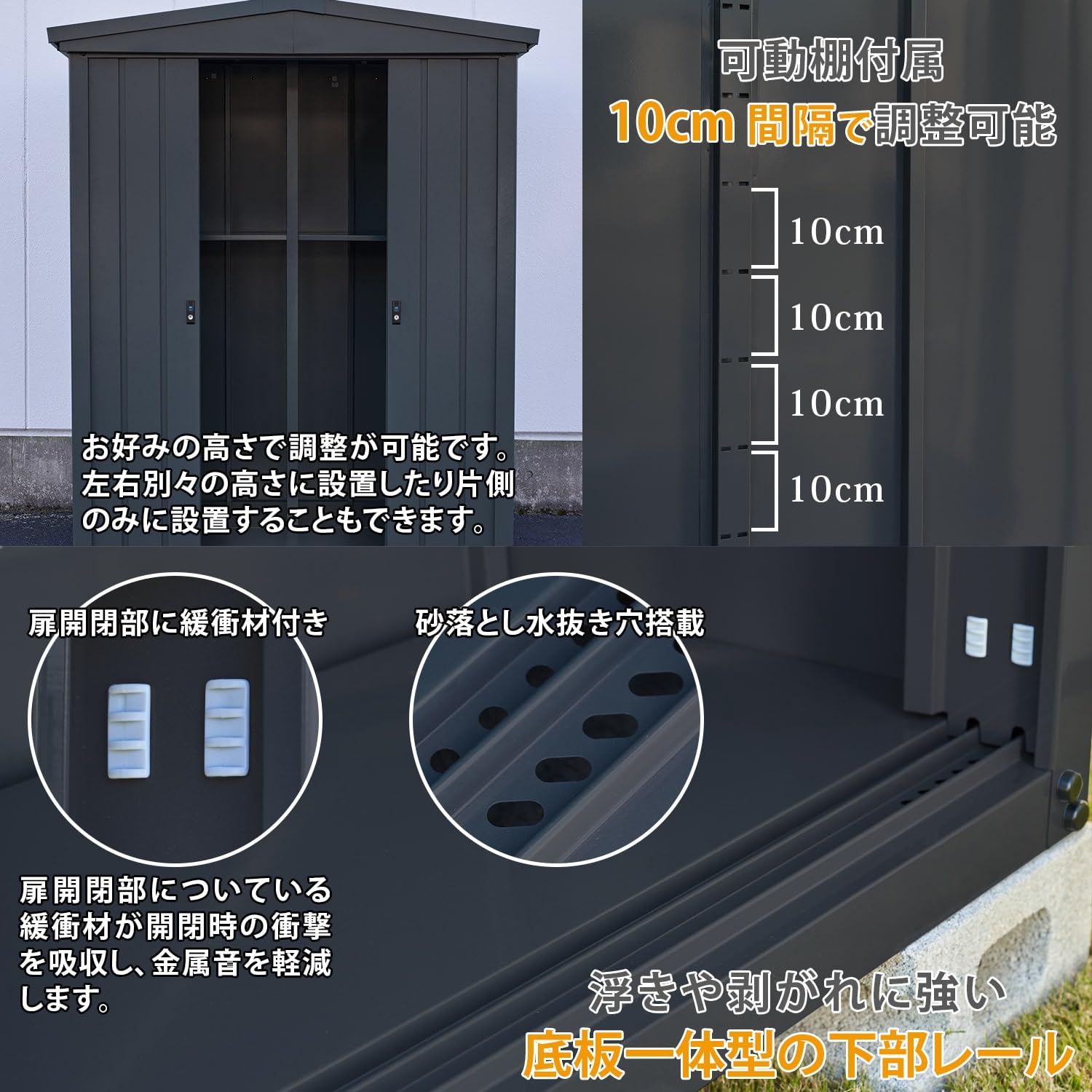 Amazon | ガーデンマスター(Gardenmaster) 物置 屋外 収納庫