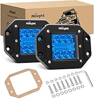 Vista 14 de Nilight Módulos LED de Montaje Empotrado, 2 unidades, 6 pulgadas, 60W, Luz de Trabajo LED, Combo de Haz de Inundación y Concentrado, Luces