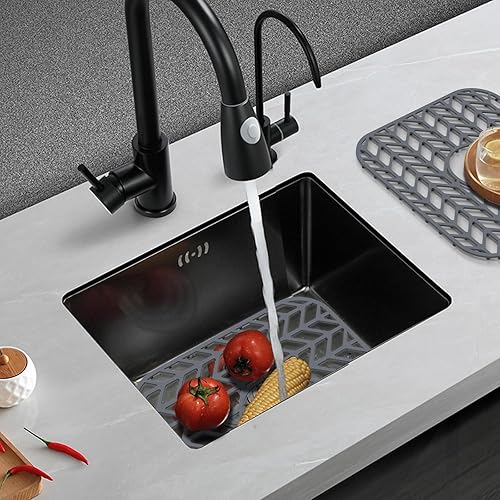 Miniatura 6 de JOOKKI - Protector de silicona para fregadero de cocina, 26 x 14 pulgadas, protectores de fregadero para fregadero de cocina, accesorios protectores