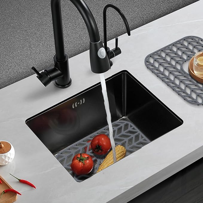 Protector para fregadero de cocina de silicona 12.25x11.5 pulgadas miniatura 2