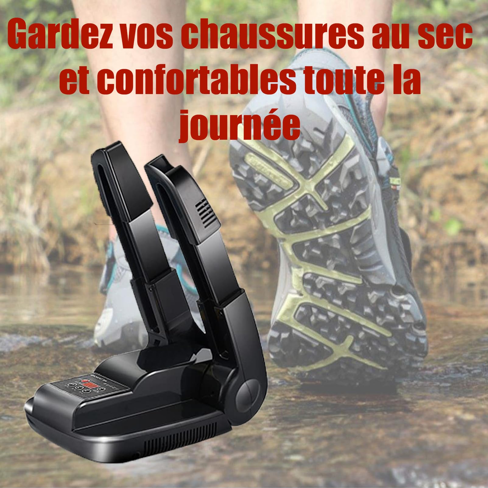 Sèche-Chaussures Électrique Portable Avec Minuteur - Sèche-Gants Chapeaux Chaussettes Réglable