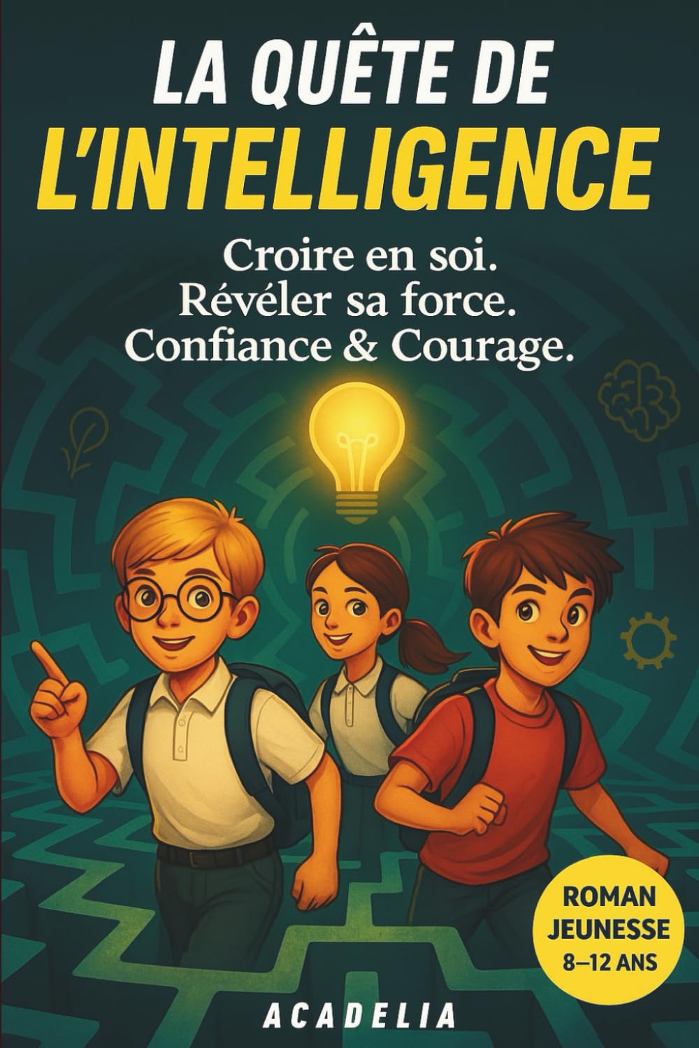 La Quête de l'Intelligence: Livre pour enfants de 8 à 12 ans – Roman jeunesse d’aventure pour filles et garçons, lecture CE1, CE2, CM1, CM2, école et collège 6ème (Les Quêtes Extraordinaires)