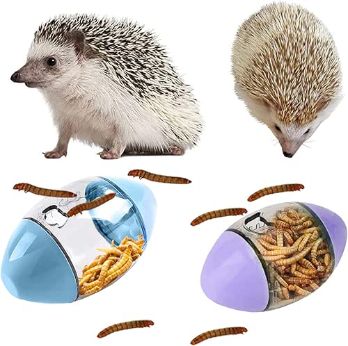 2Pcs Hedgehog Enrichment Toys - Supplies & Accessories for Cage,