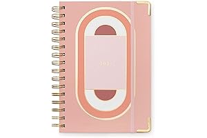DesignWorks Ink 2020-2021 Agenda, 5.75 x 8.25, Pink