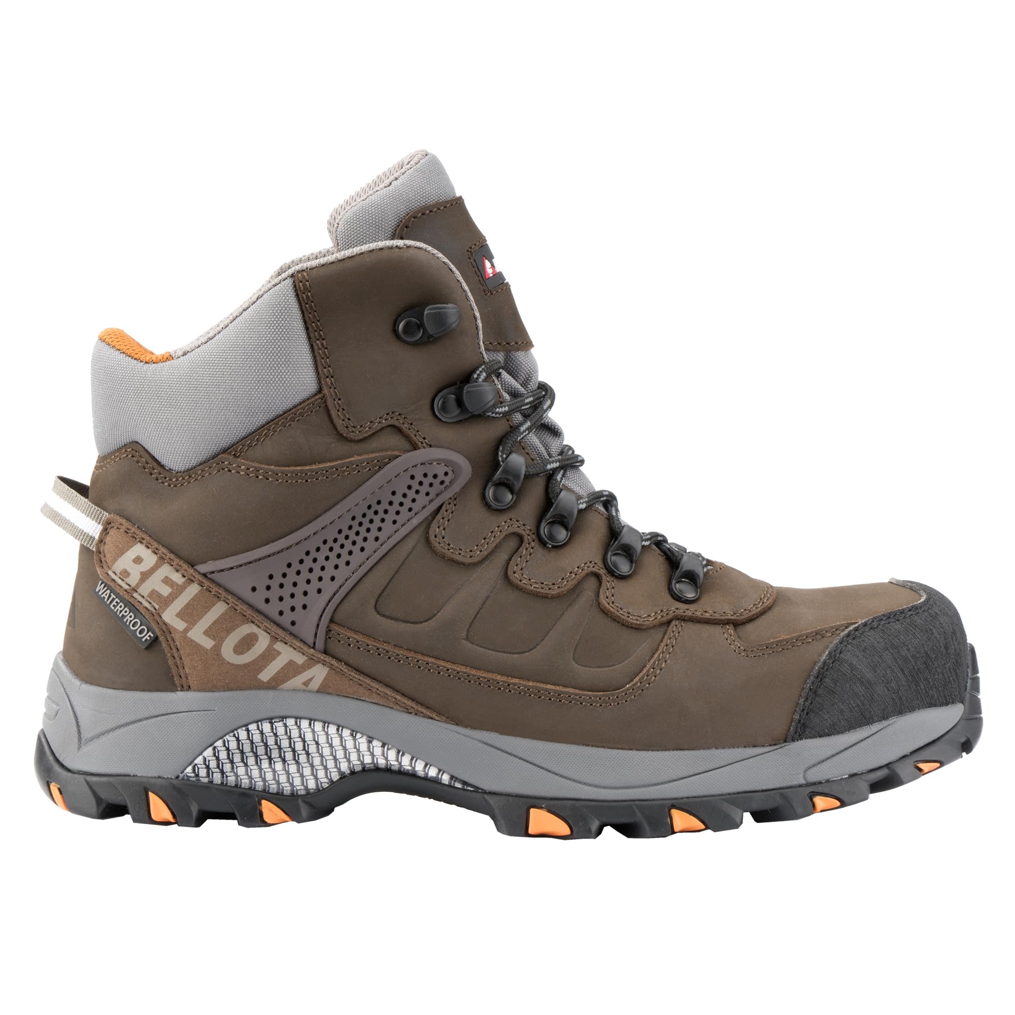 Bellota FTW01 BS3- Bota de Seguridad Unisex Agro Outdoor S3, Calzado de Trabajo en Piel Hidrófuga Crazy Horse, Membrana Impermeable y Puntera Reforzada Antiabrasión, Resistente a Golpes/Rozaduras.