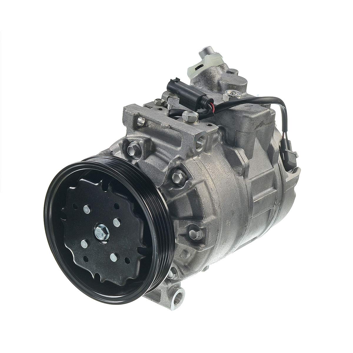 Frankberg Klimaanlagen Kompressor Klimakompressor Klimakompressor mit Kupplung Diesel Kompatibel mit A4 8E2 B6 8E5 B6 A6 4B C5 4B5 Replace# 8E0260805AH, inkl. Öl vorbereift